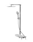 Termostatiskā dušas sistēma Vento Tivoli, ar aksesuāriem, balta/hroms, TV7238004-76A33