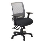 Biroja krēsls SAGA 65,5x64xH94,5-114cm, melns