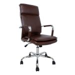 Biroja krēsls ULTRA 54.5x60xH106.5-116.5 cm, brūns