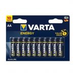 Baterijas VARTA Energy AA, 10 gab.