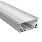 Anodēts alumīnija profils LED lentēm Visional 2 m, z/a, Balts
