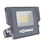 LED prožektors Visional Basic Line 10W, 4000K, 1100 lm, IP66, Pelēks