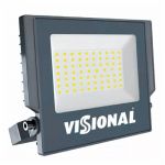 LED prožektors Visional Basic Line 50W, 4000K, 5500 lm, IP66, Pelēks